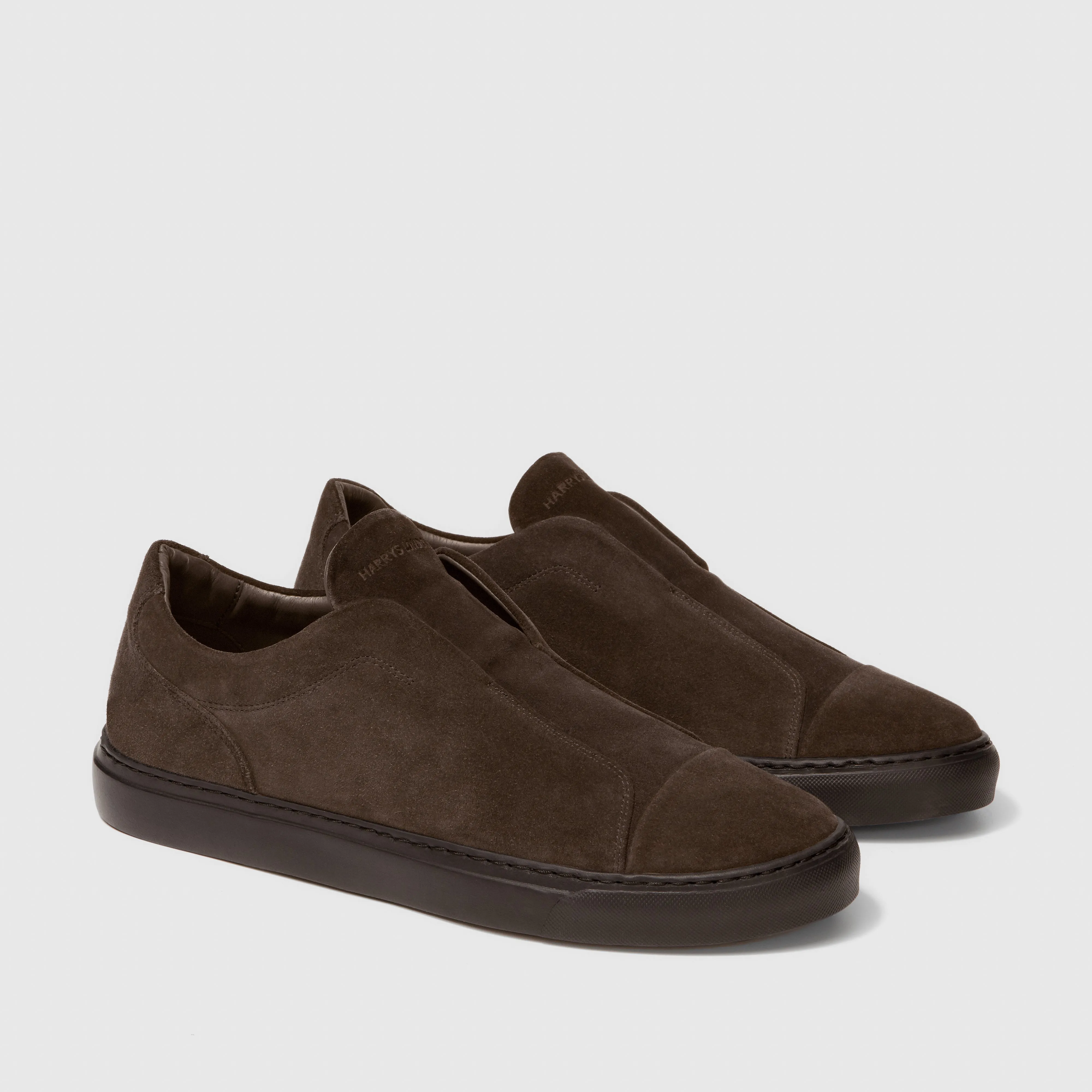 Aaron Velvet Suede Dark Brown