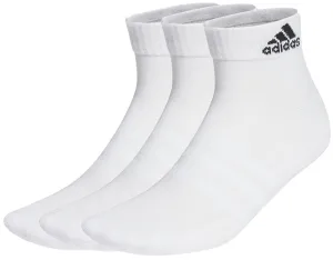 Adidas Accessories 3 Pack Cushioned Ankle Socks White Black