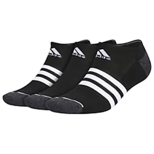 adidas Men's Cushioned 3-Stripe 3.0 3-Pack No Show Socks