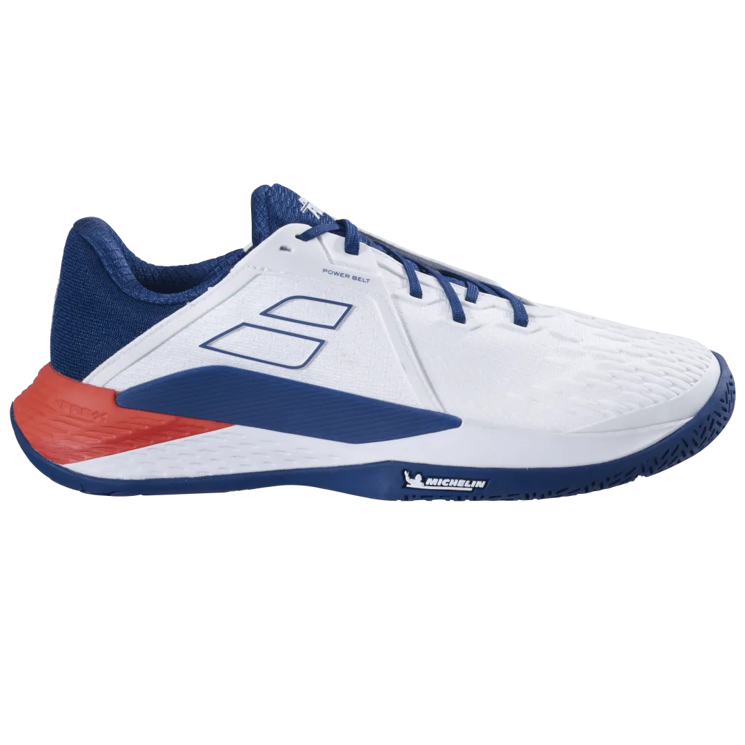 Babolat Men's Propulse Fury 3 All Court (White/Navy)