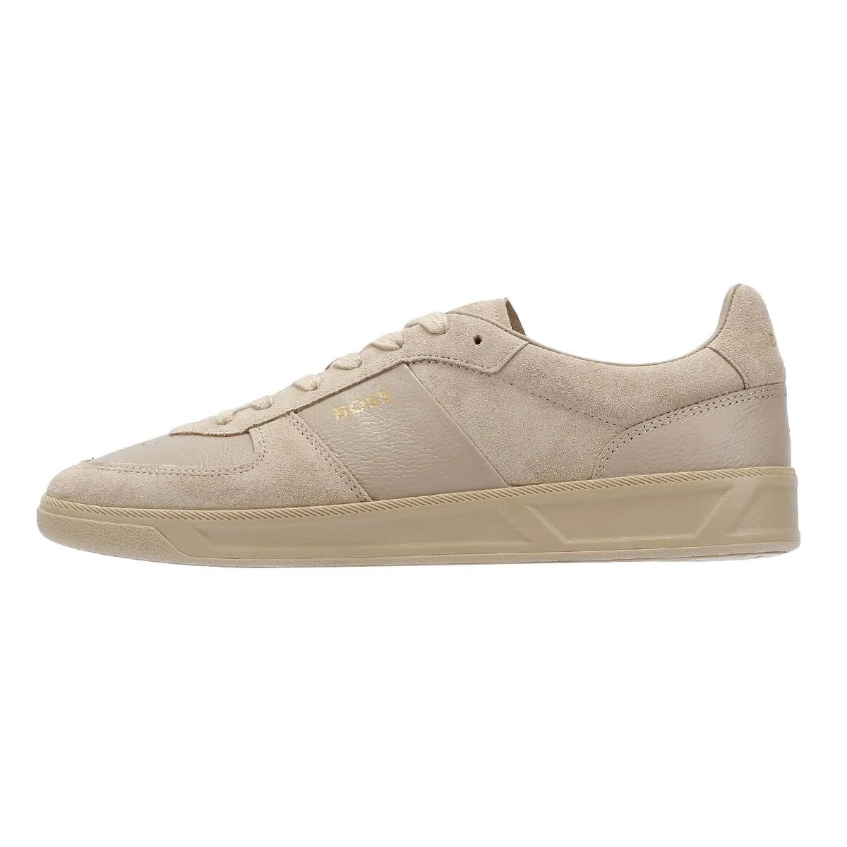 Boss Brandon Suede/Leather Men's Beige Trainers