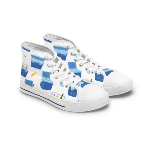 Cooler and Cans Women's High Top Sneakers