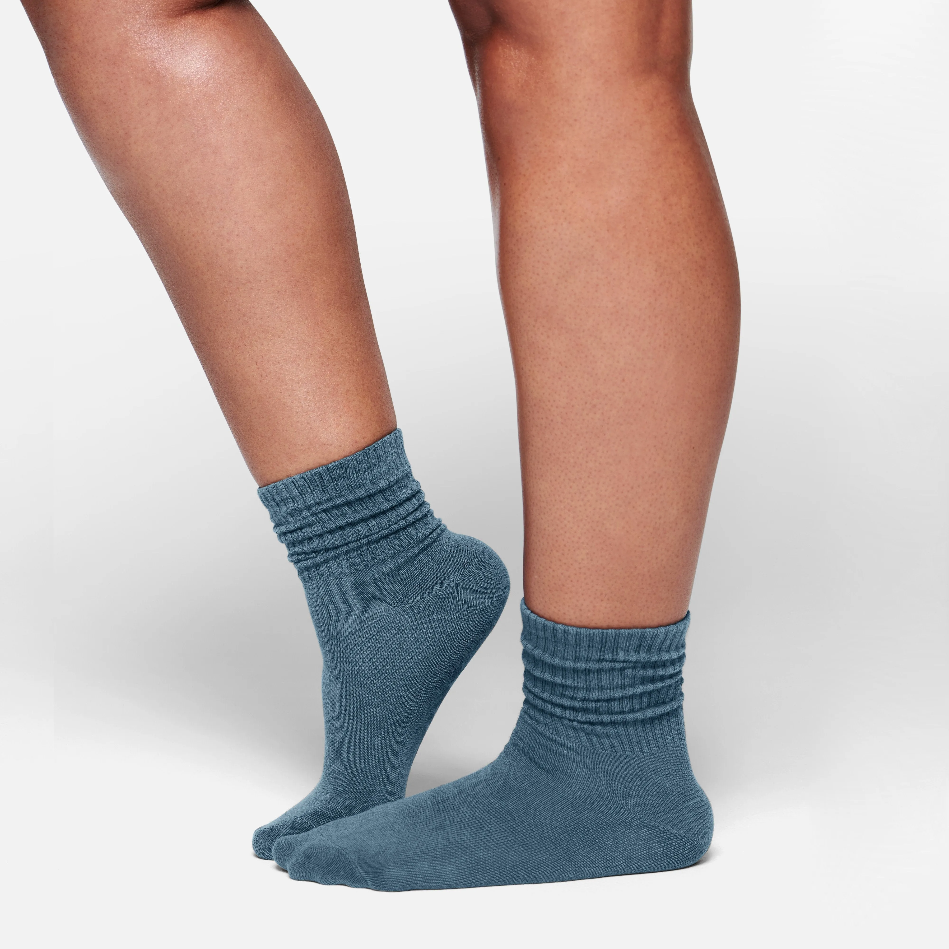 COTTON ACTIVE CREW SOCK | KYANITE