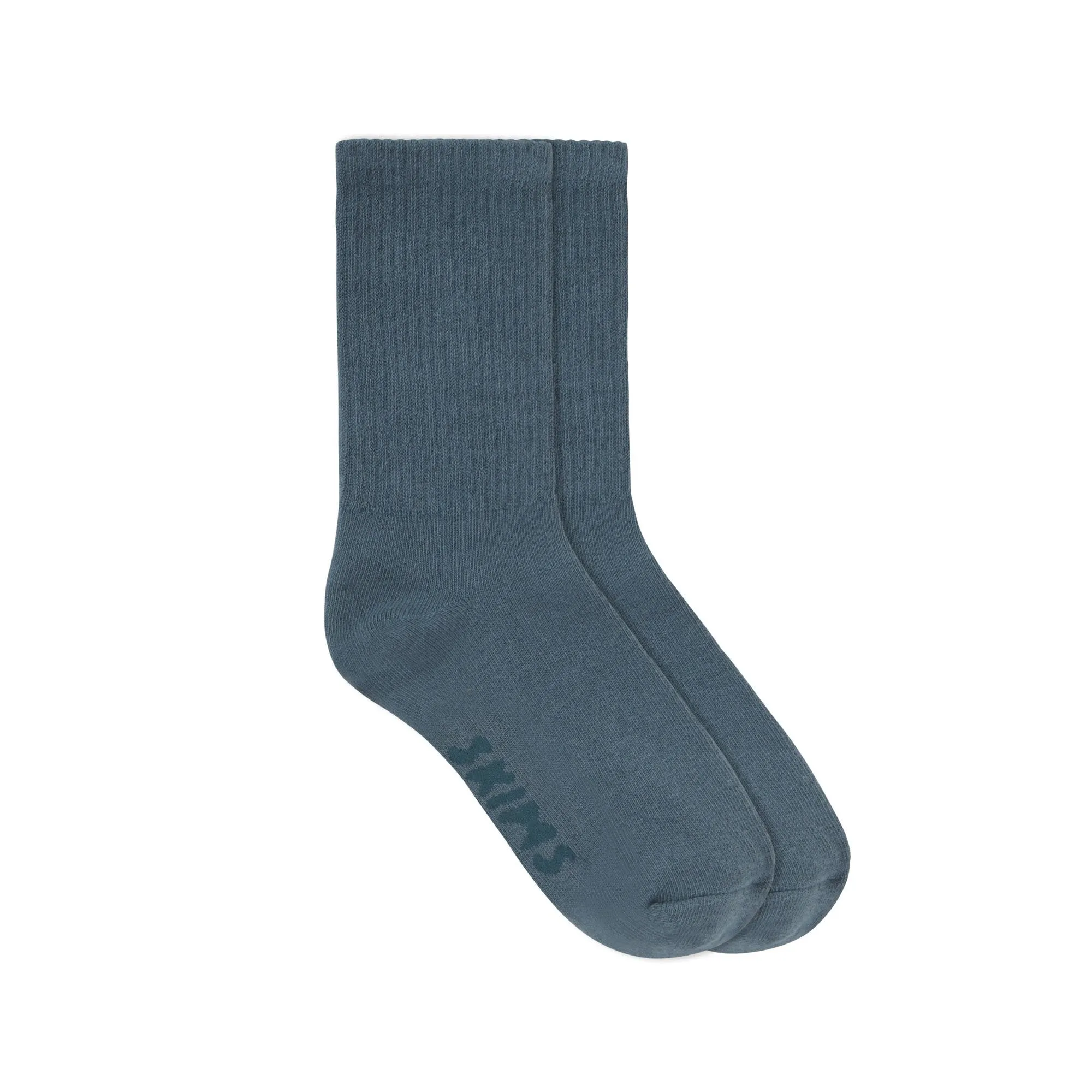 COTTON ACTIVE CREW SOCK | KYANITE