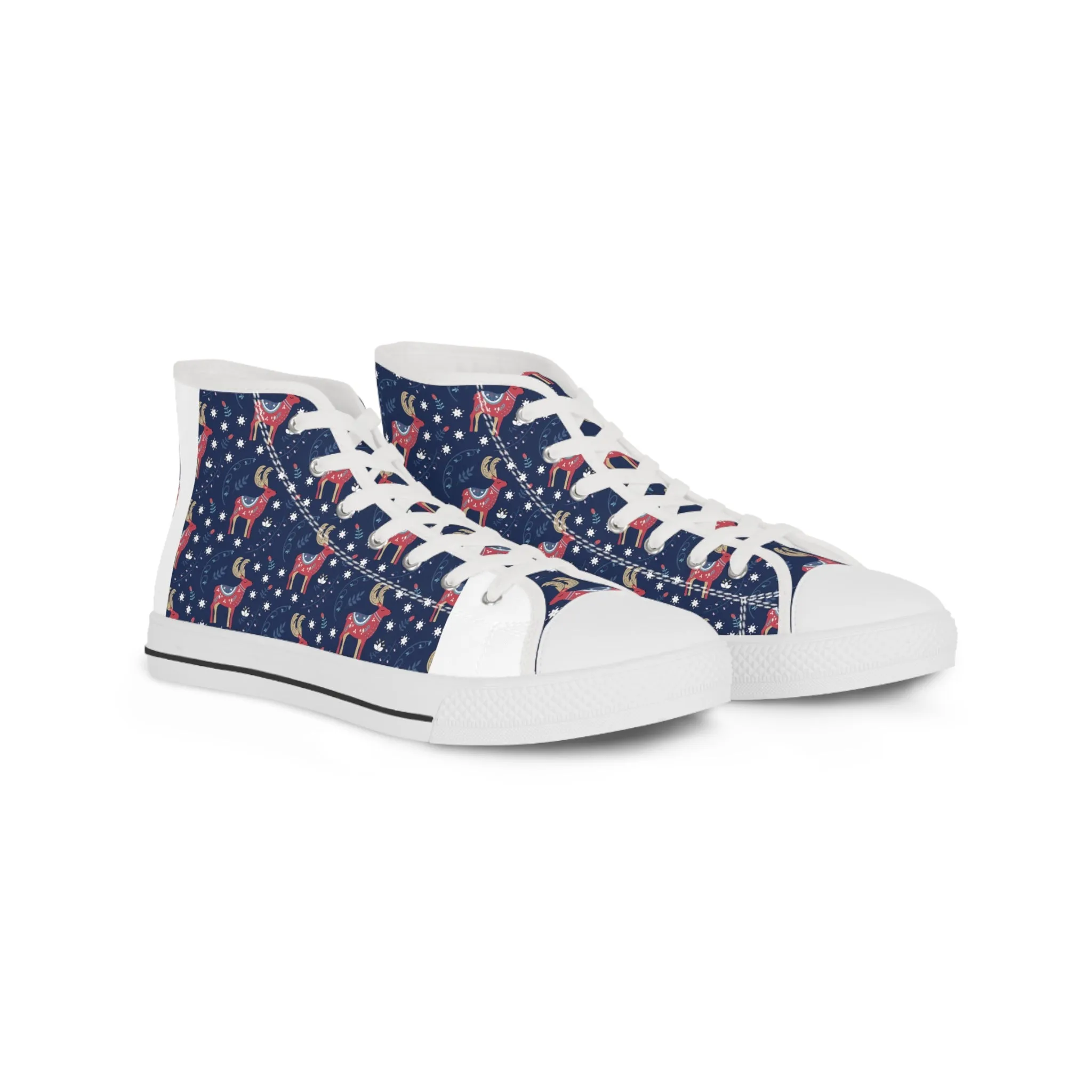 Deer Men's High Top Sneakers