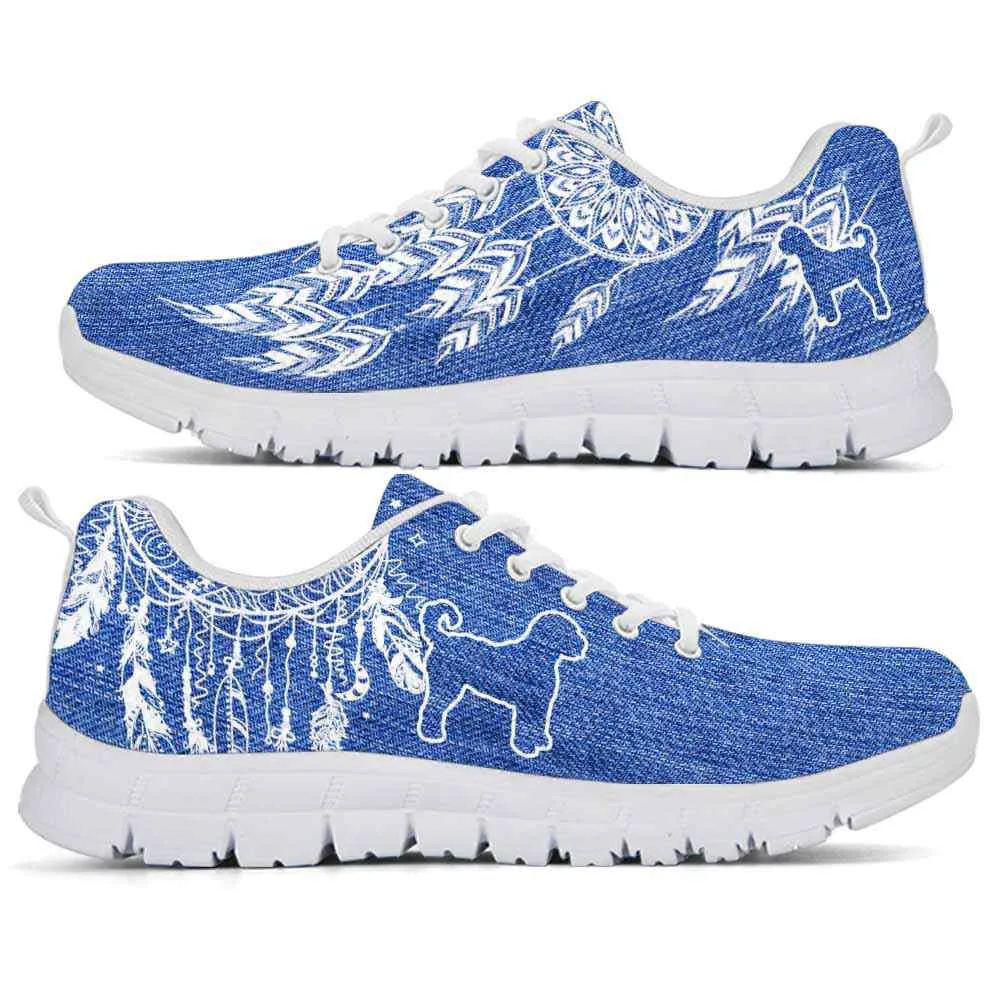 Doodle Sneaker, Doodle Dog Lovers Sneakers Running Shoes Gift Women Men Dog Mom Dad, Doodle Shoes