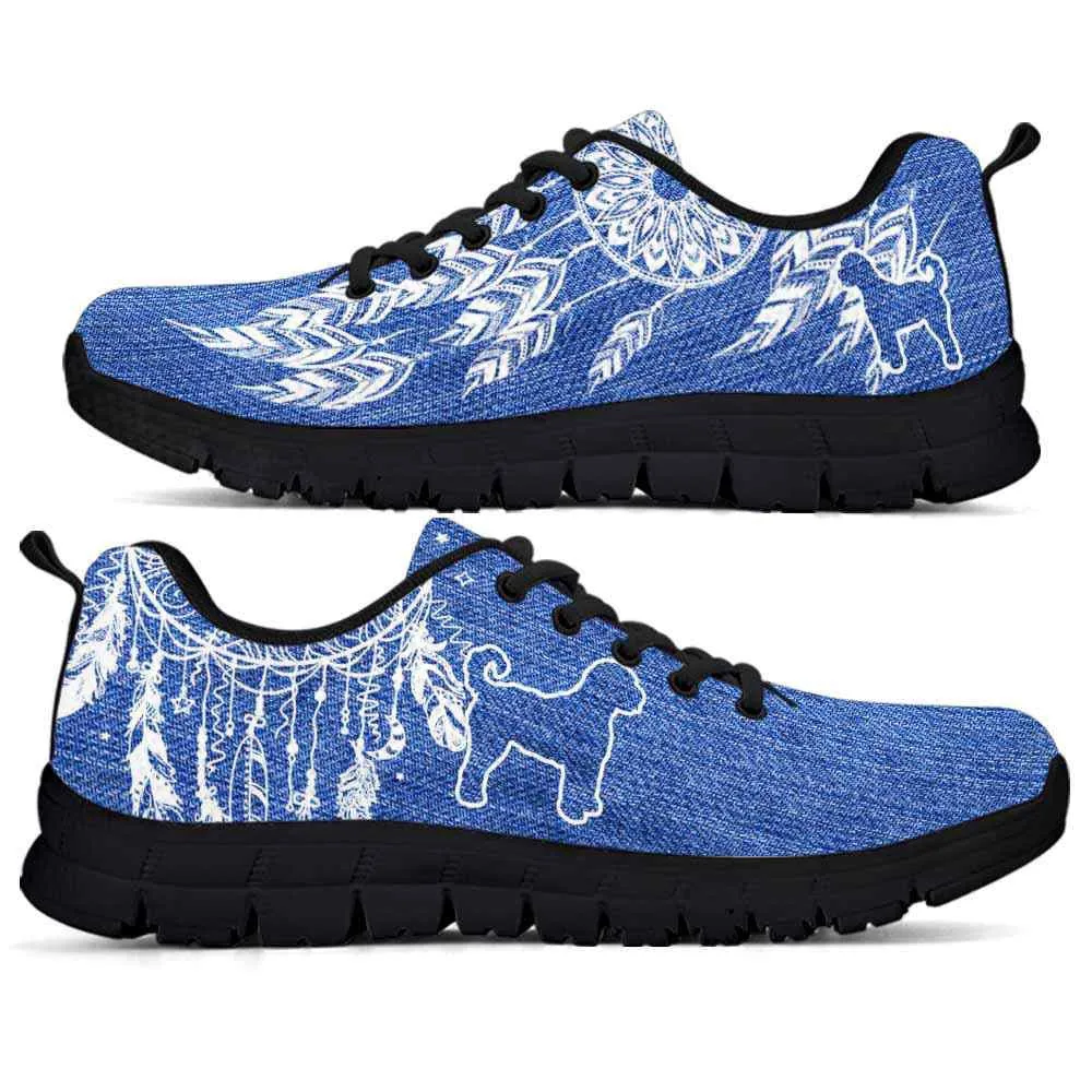 Doodle Sneaker, Doodle Dog Lovers Sneakers Running Shoes Gift Women Men Dog Mom Dad, Doodle Shoes