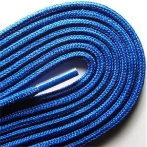 Fashion Thin Round Dress 1/8" Laces Custom Length with Tip - Royal Blue (1 Pair Pack) Shoelaces