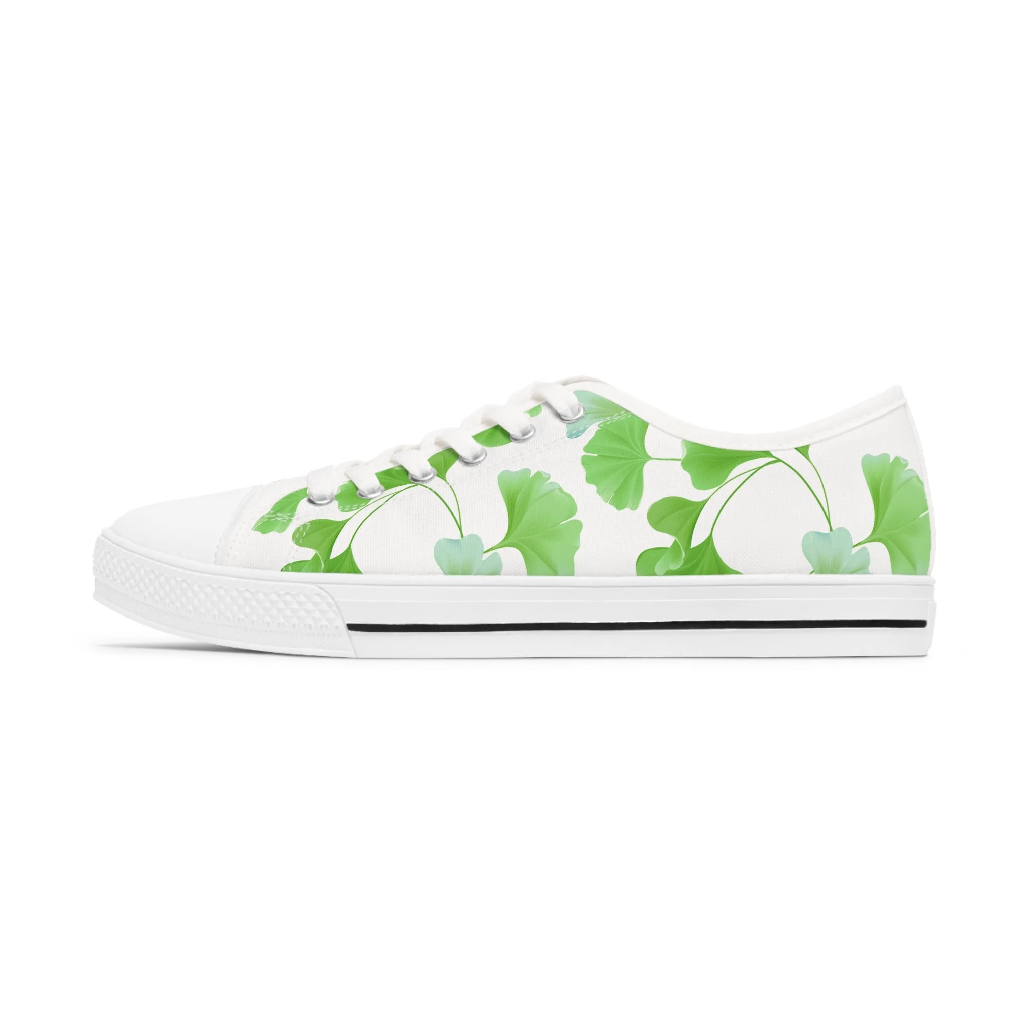 Ginko Leaf Women's Low Top Sneakers