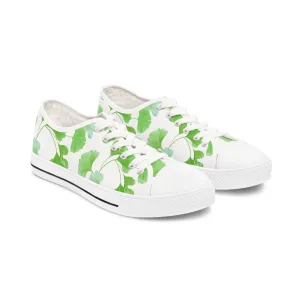 Ginko Leaf Women's Low Top Sneakers