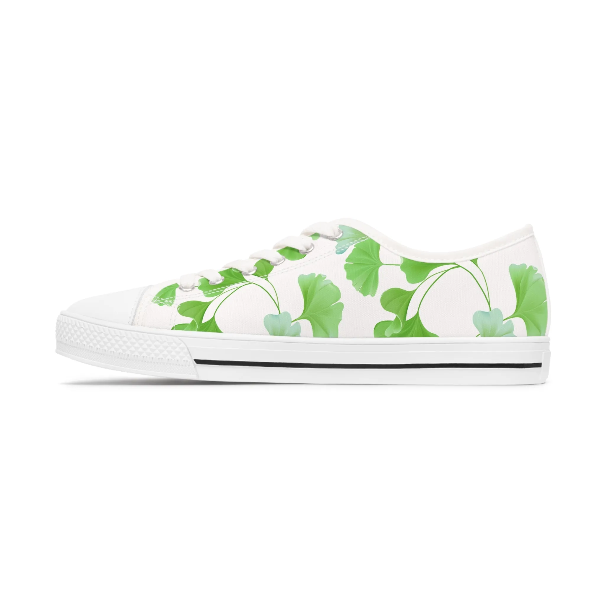 Ginko Leaf Women's Low Top Sneakers