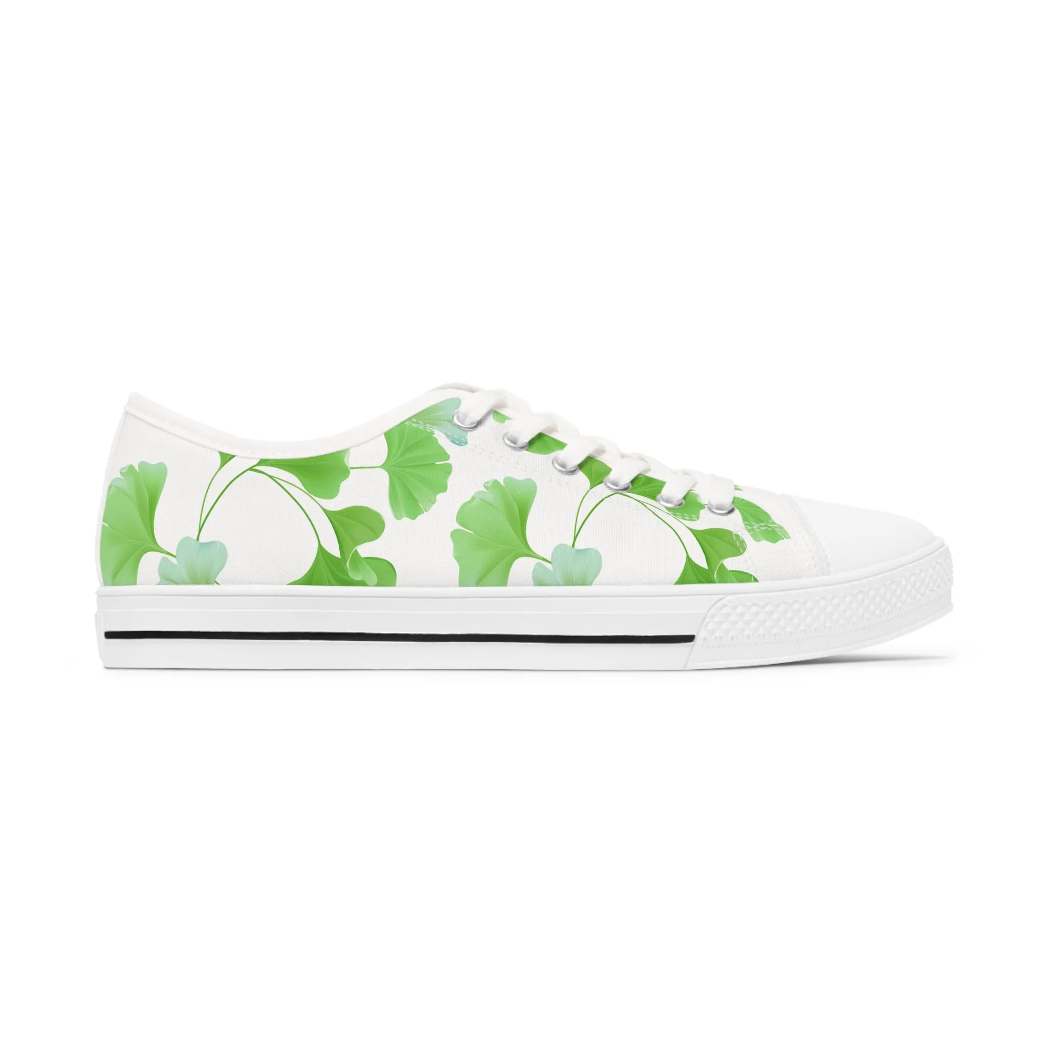 Ginko Leaf Women's Low Top Sneakers