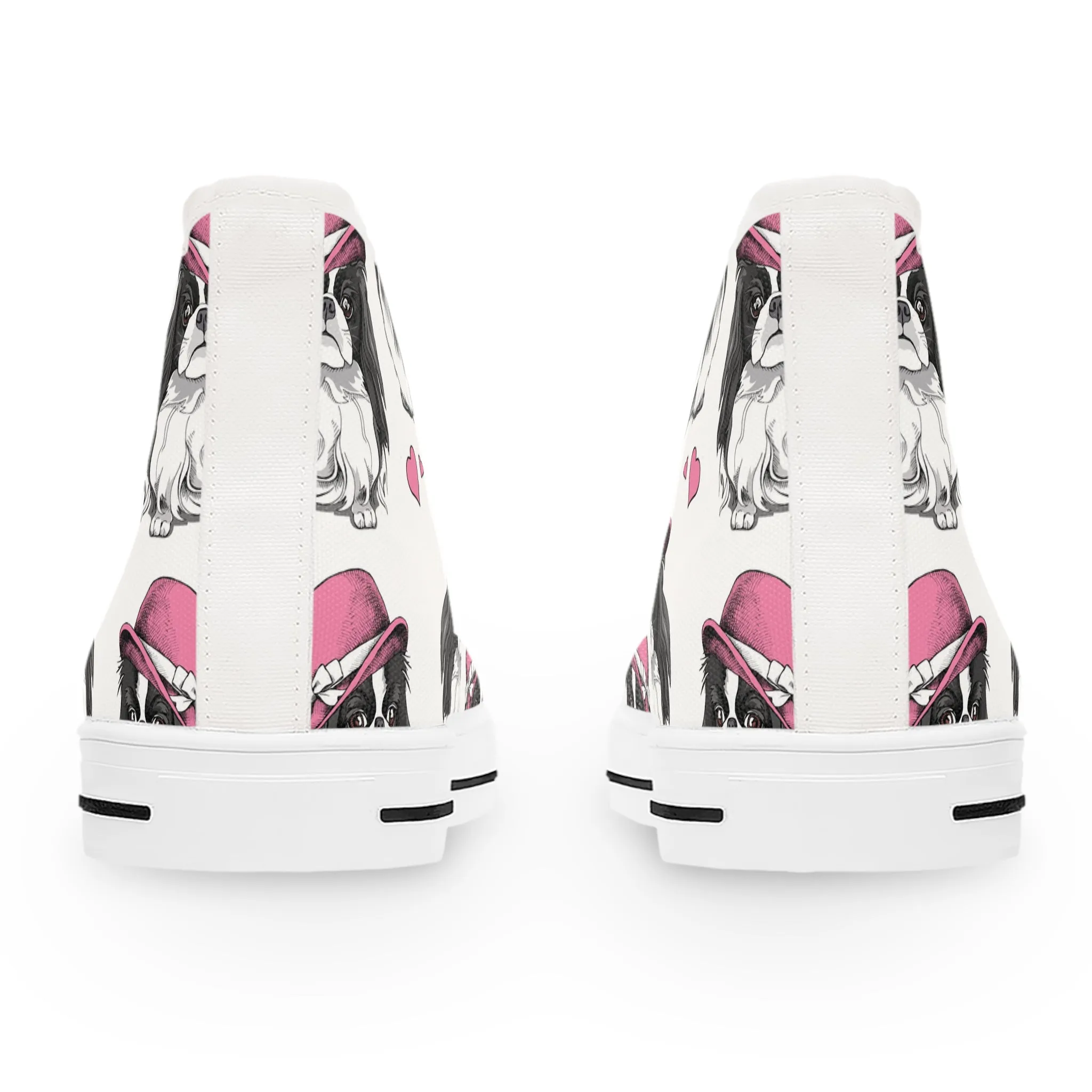 Japanese Chin Women's High Top Sneakers