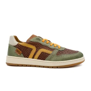 Kamo-Gutsu CAMPO 048 Sneaker (Men) - Jade/Dark Brown