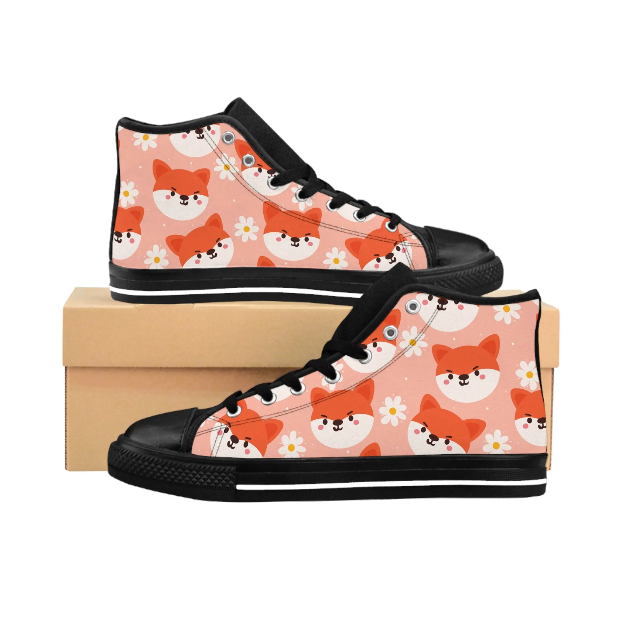 Kawaii Dog Men's Classic Sneakers