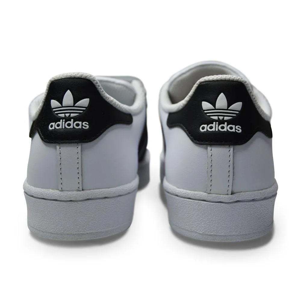 Kids Adidas Superstar CF C - B26070 - White Black