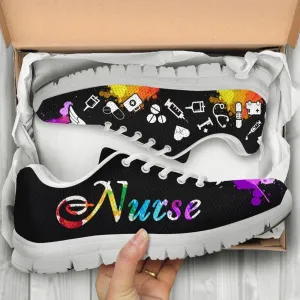 Nurse Sneaker, Nurse Art Icon Shoes Sneakers Shoes, Best Shoes For Nurses