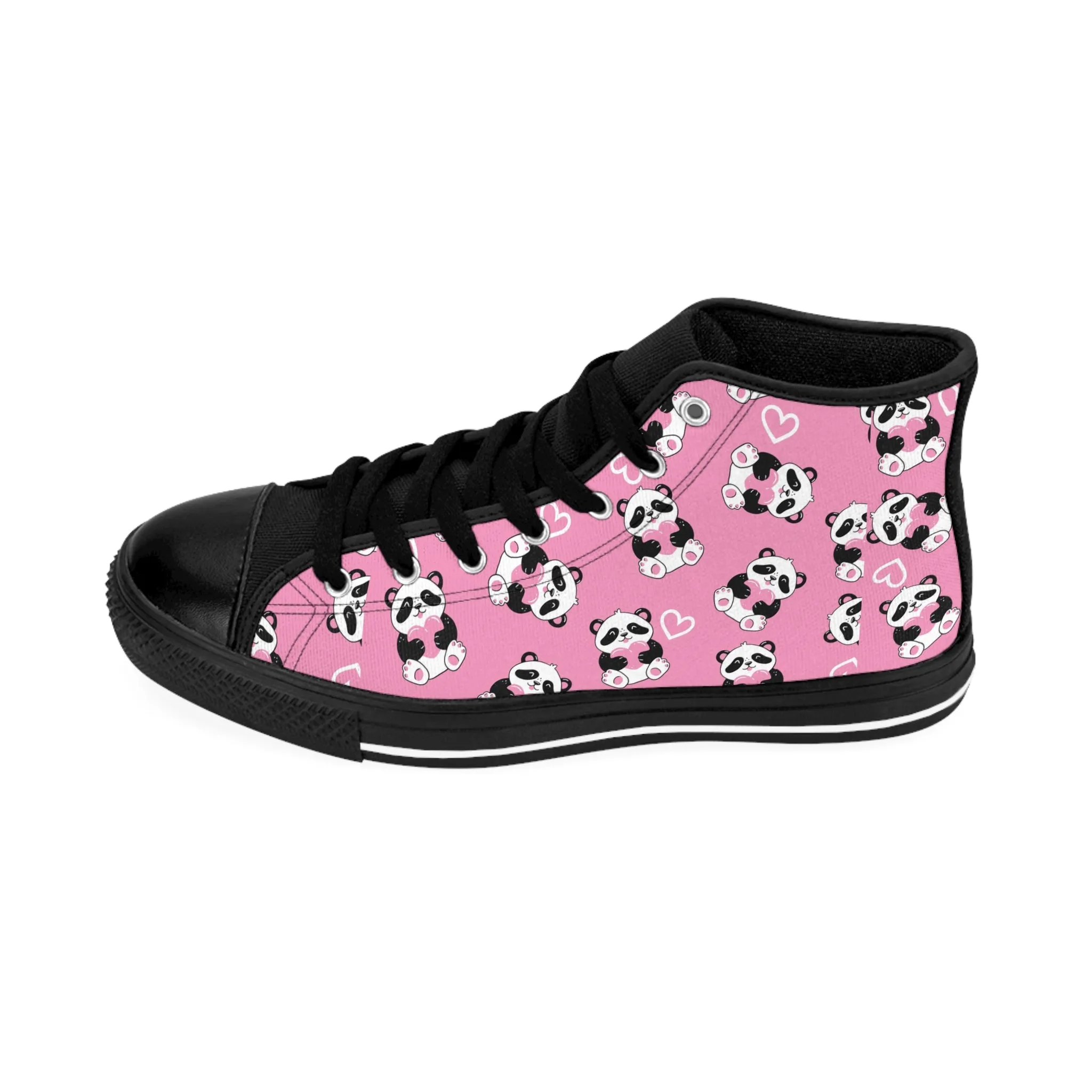 Panda Bear Men's Classic Sneakers