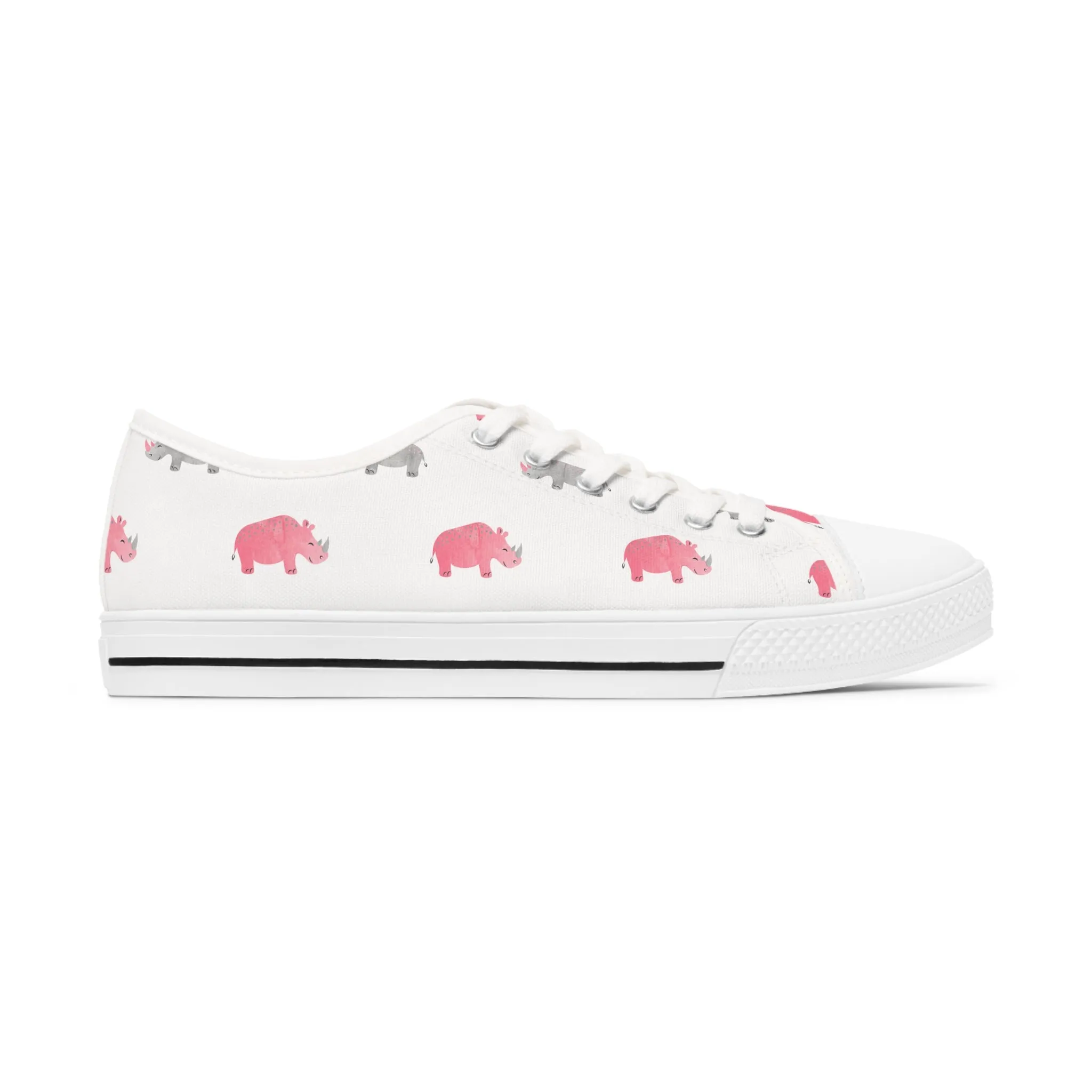 Pink Rhino Women's Low Top Sneakers