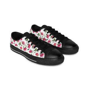 Pink Roses Women's Sneakers