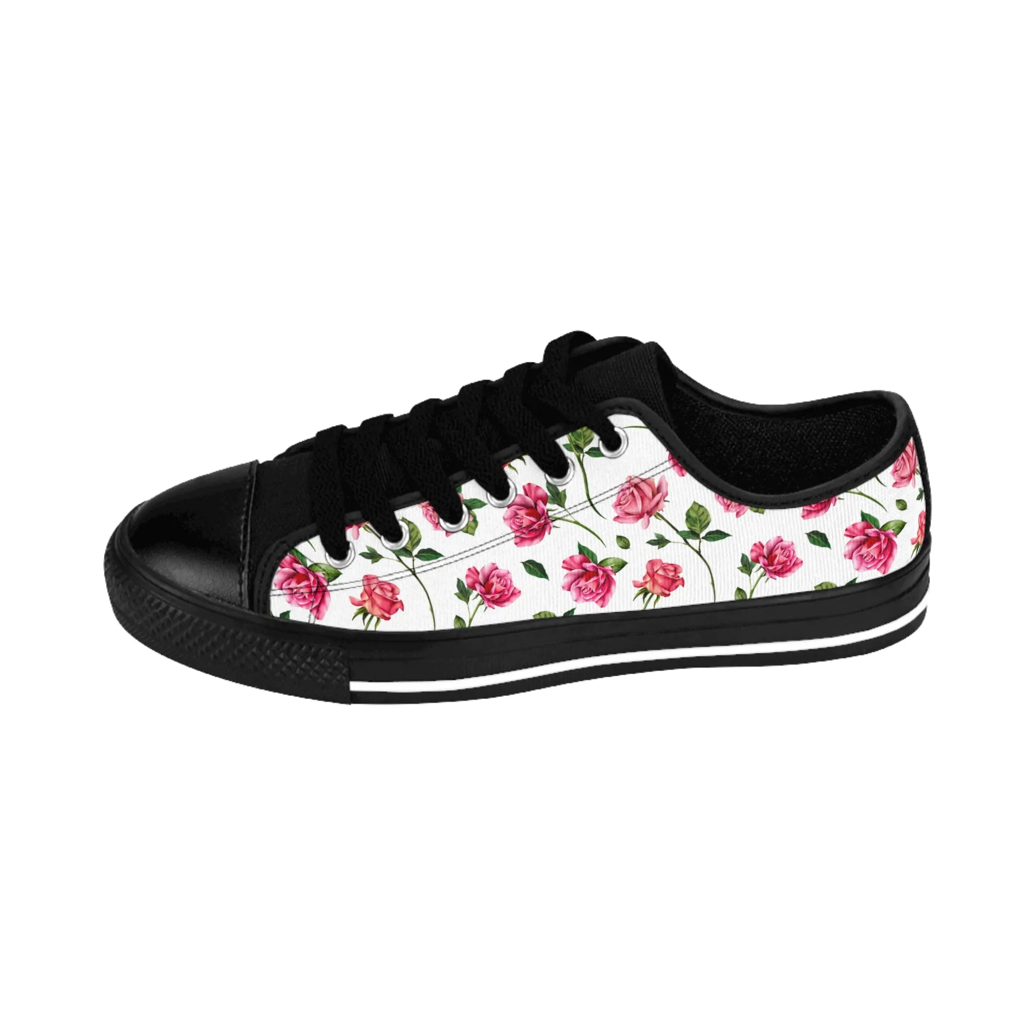 Pink Roses Women's Sneakers