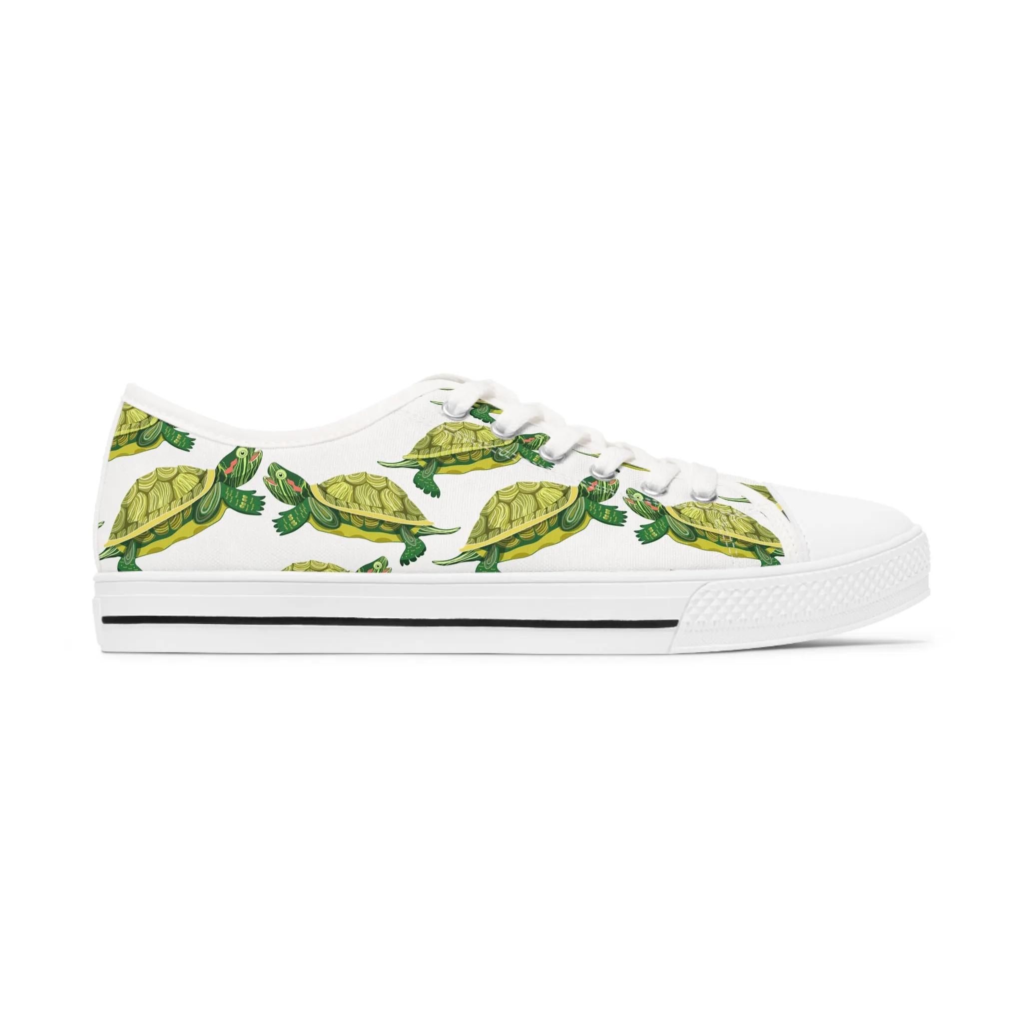 Pond Turtle Women's Low Top Sneakers