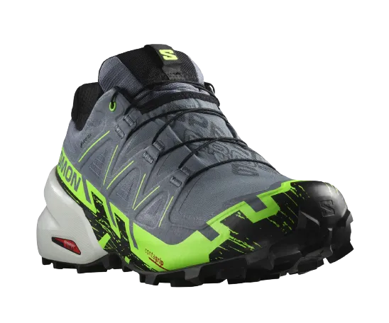 Salomon Mens Speedcross 6 GTX Flint Stone