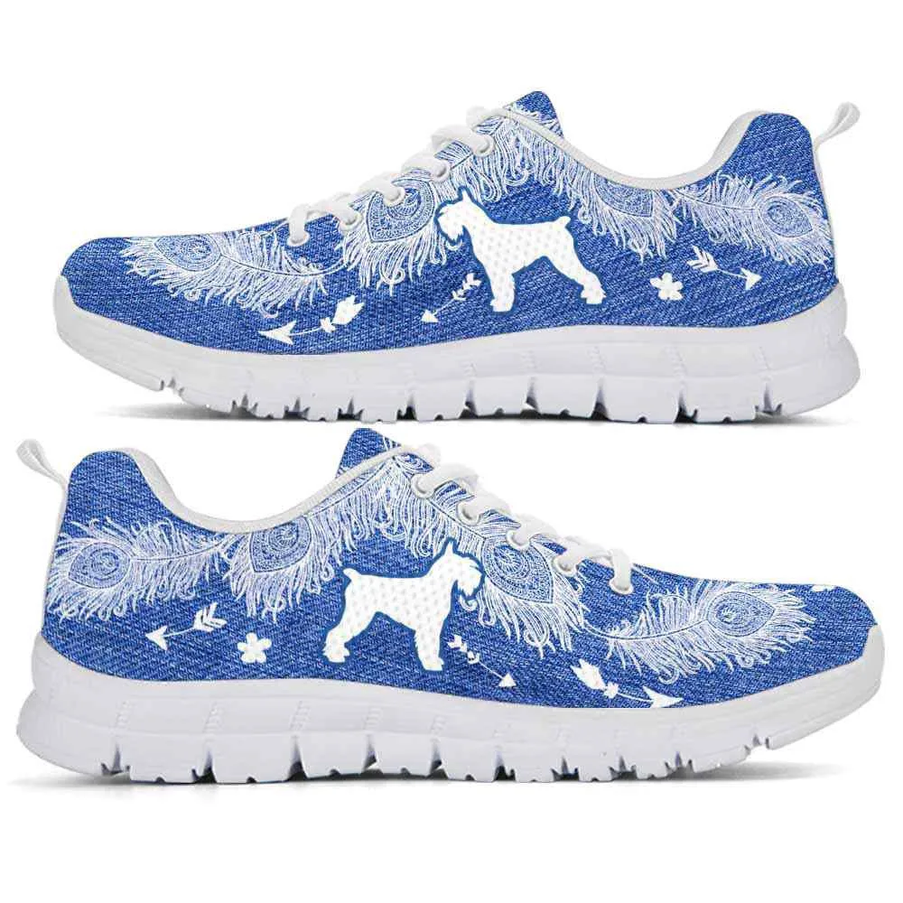 Schnauzer Sneaker, Schnauzer Dog Lovers Sneakers Running Shoes Gift Women Men, Schnauzer Shoes