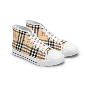 Scottish Pattern Women's High Top Sneakers