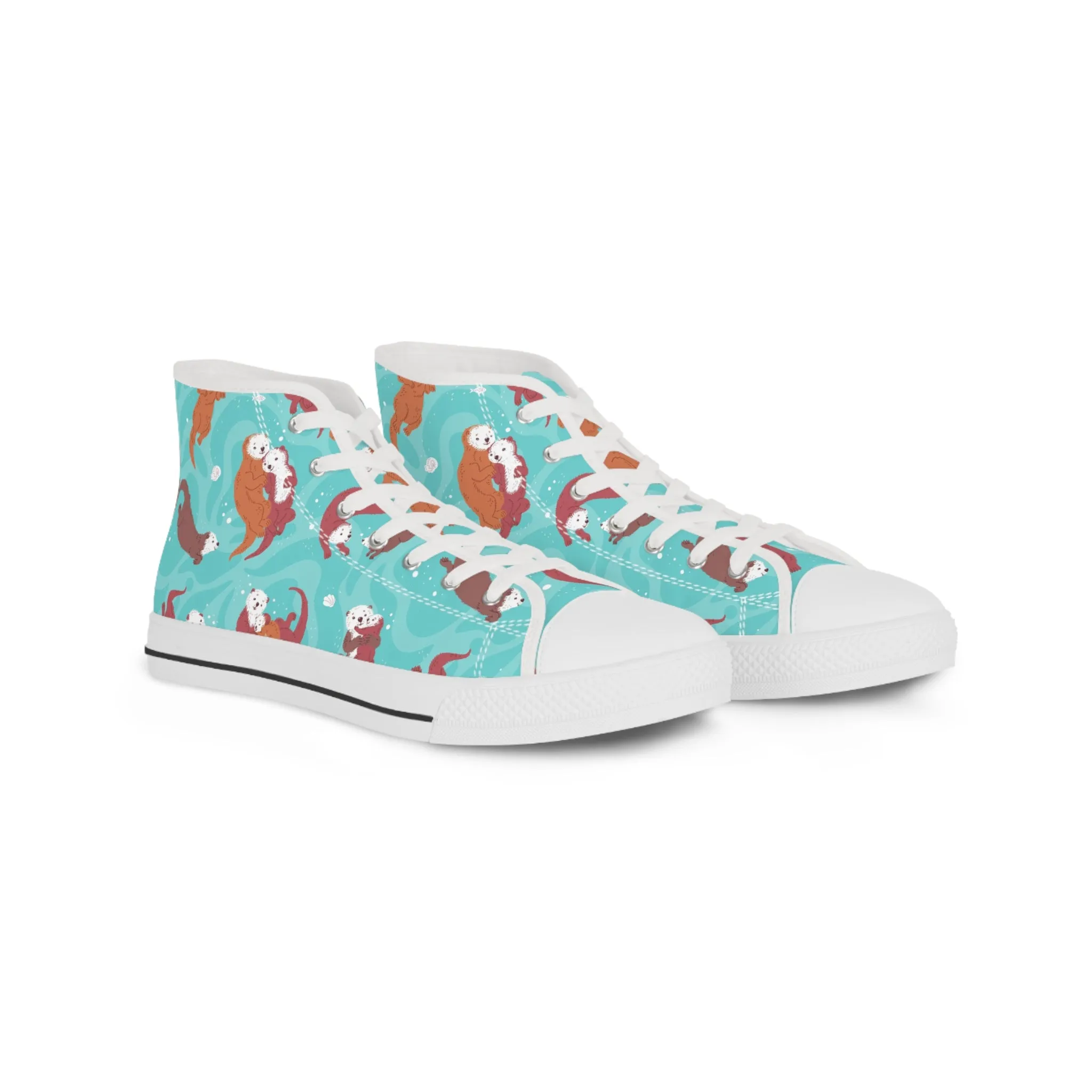 Sea Otter Men's High Top Sneakers