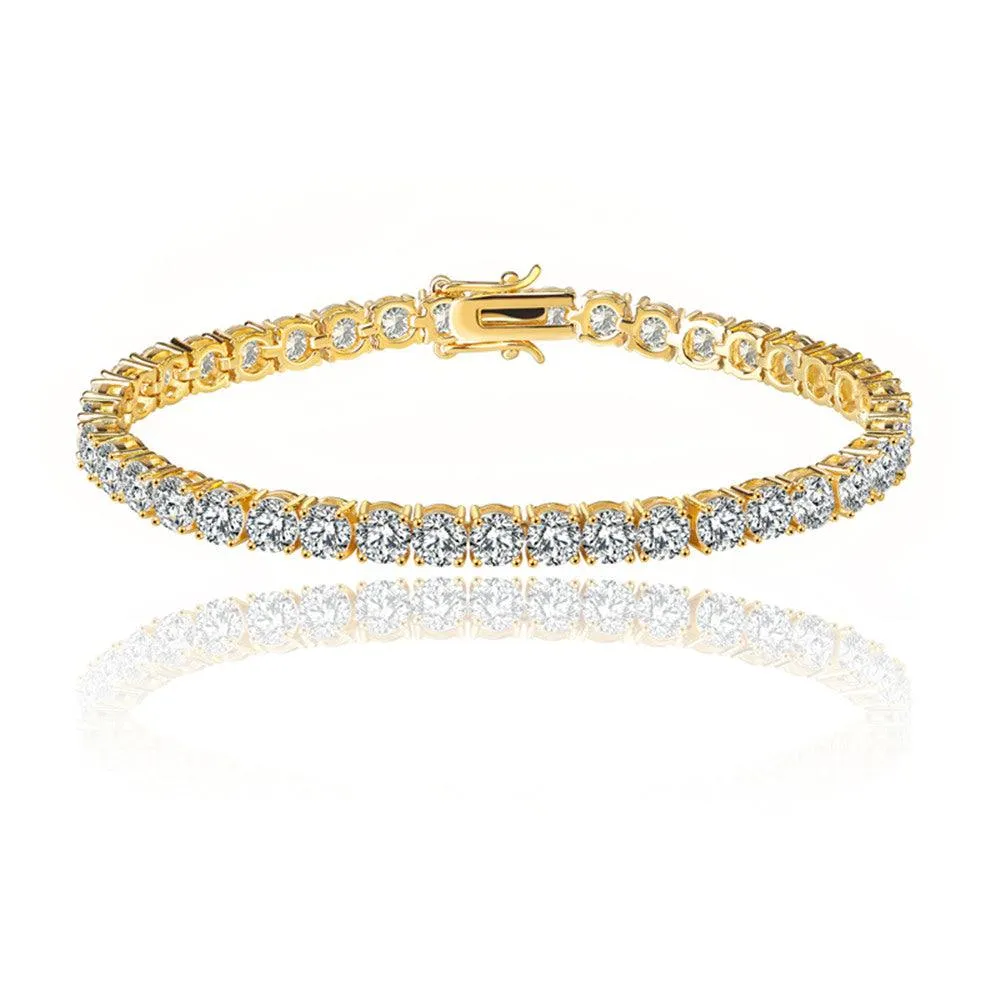 Tennis Bracelet for Women with 1/8 CT  Cubic Zirconia