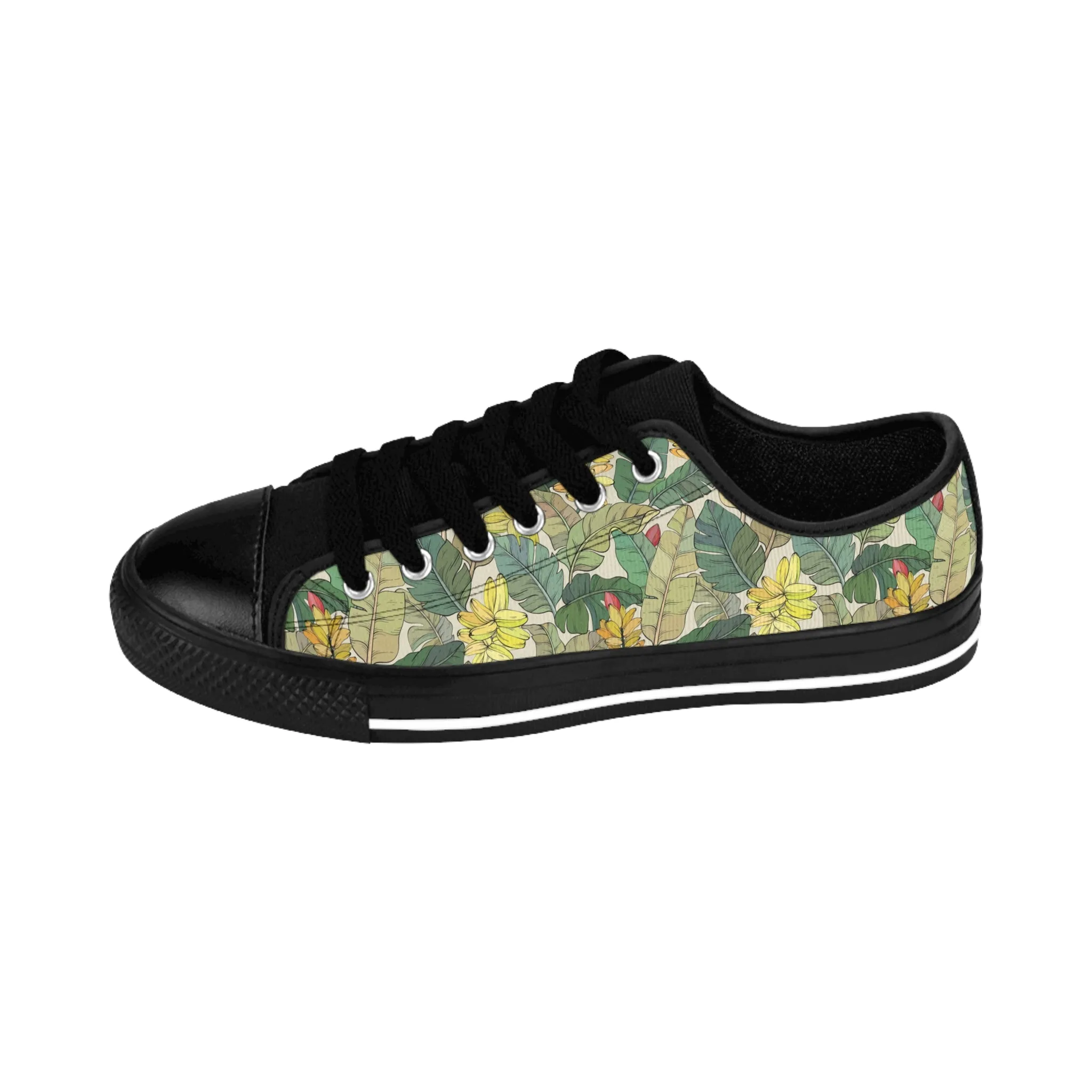 Tropical Banana Palm Trees Men's Sneakers