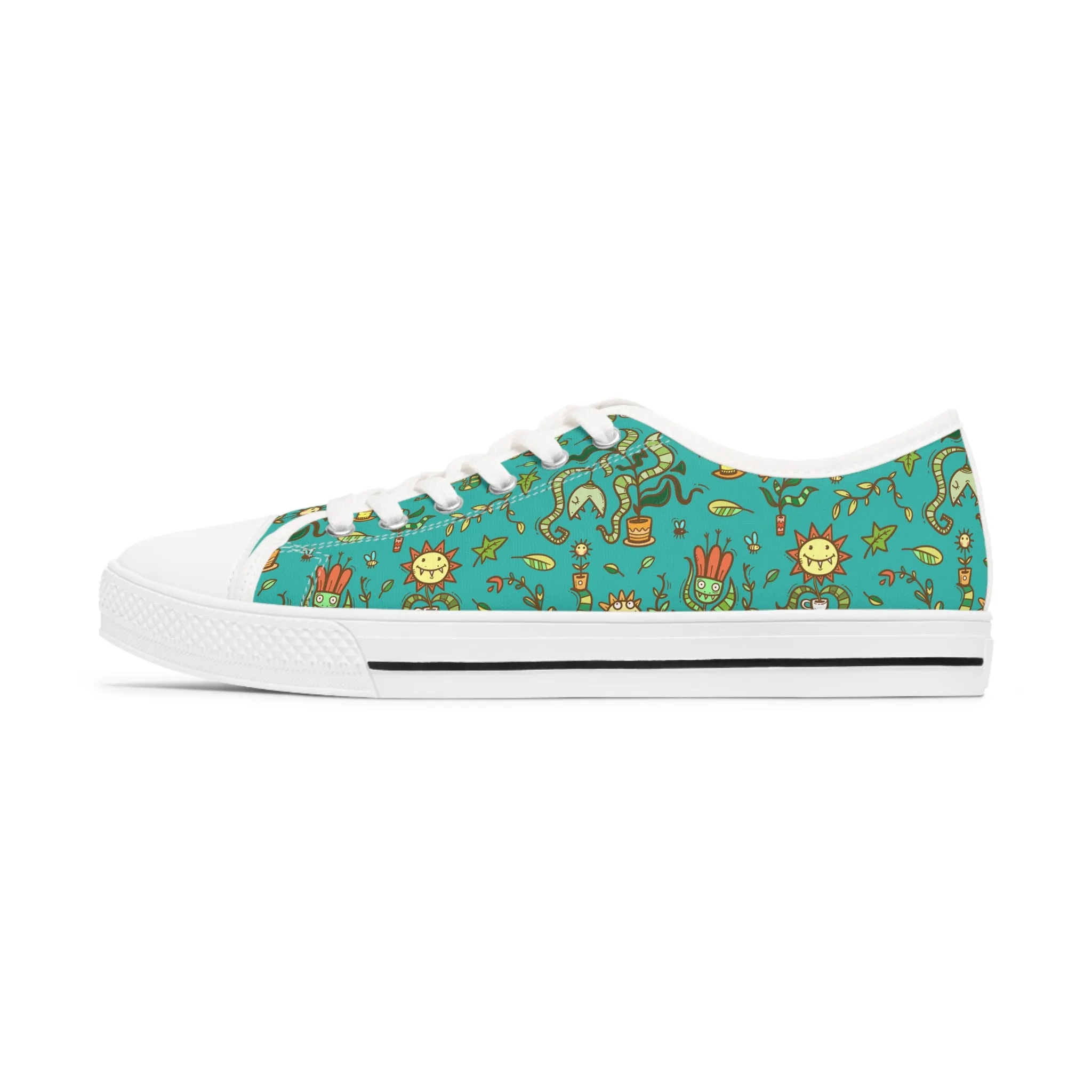 Venus Flytrap Women's Low Top Sneakers