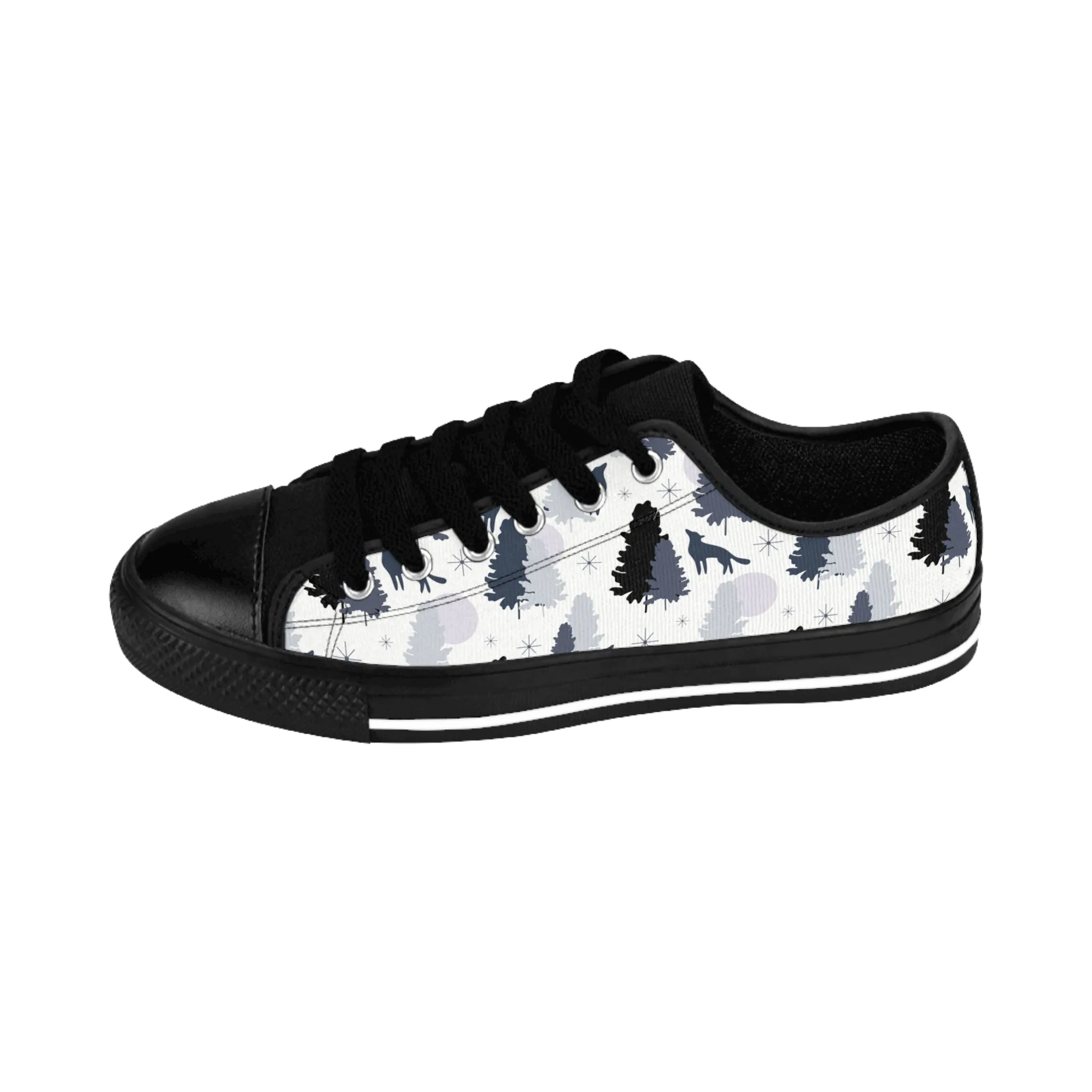 Wolf and Trees Women's Sneakers