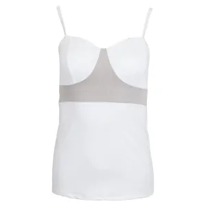 Women's Contour Tennis Tank White