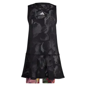 Women's Melbourne Tennis Dress Black and Multicolor