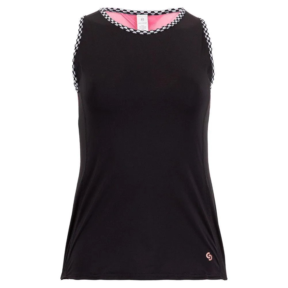 Women`s Palm Springs Tennis Tank Black