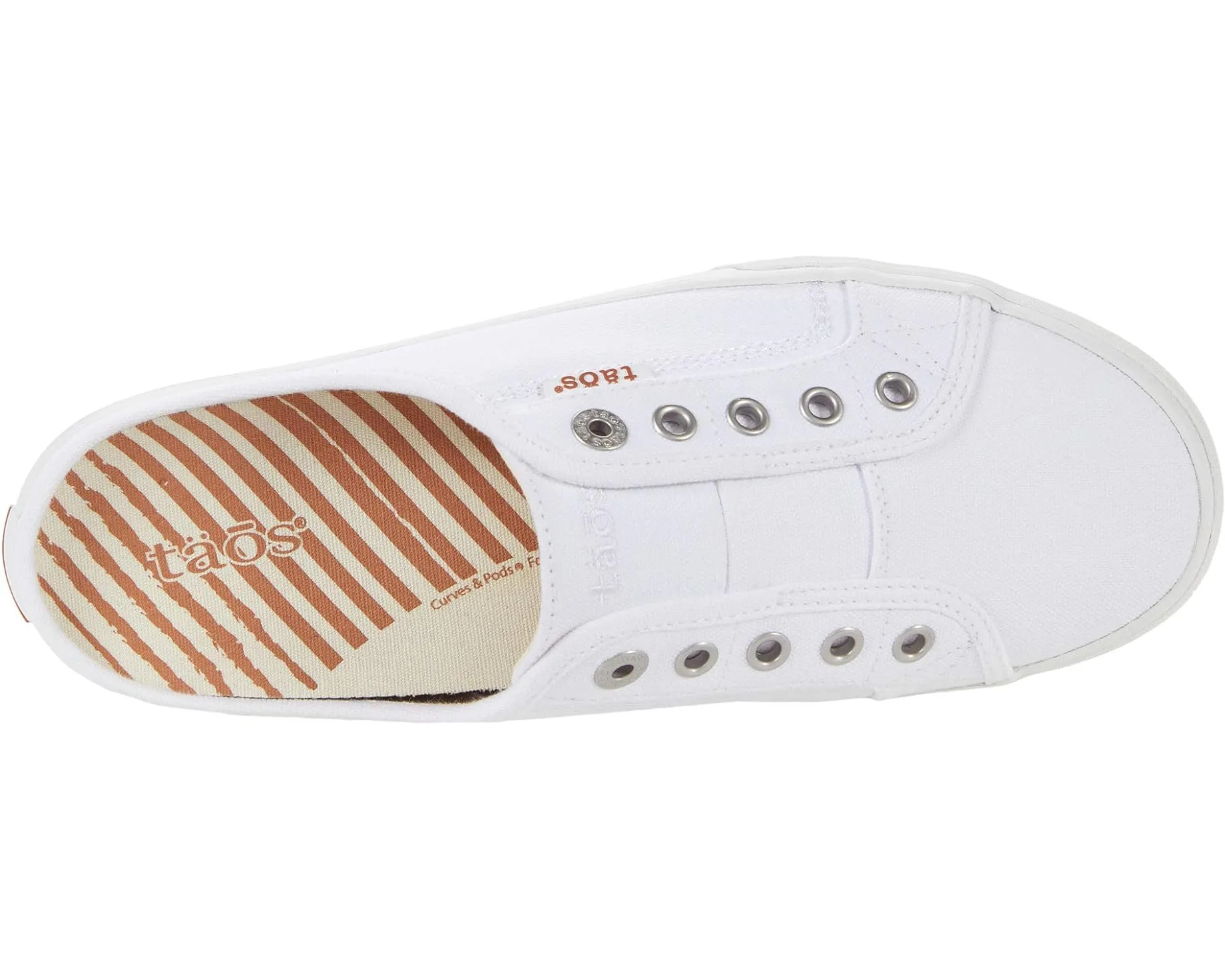 WOMEN'S TAOS EZ SOUL SNEAKER | WHITE CANVAS